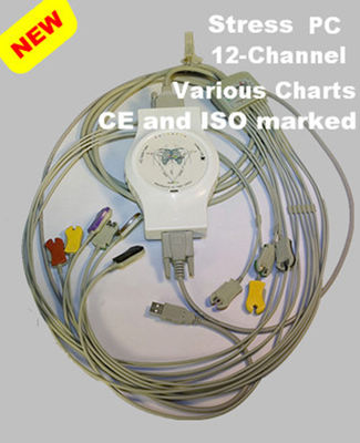 ECG Monitoring System Computer EKG Device For Heart Monitoring , PC ECG Machine