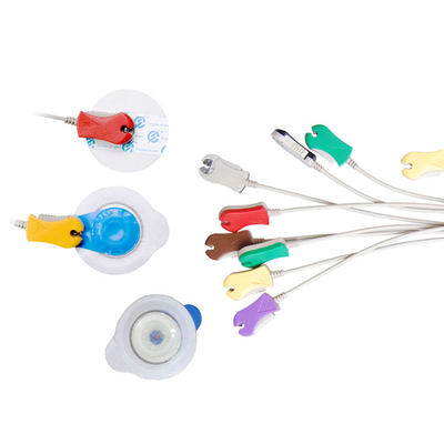 White Portable ECG Recorder Wireless Connection By Bluetooth Module Stress Testing