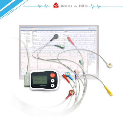 Όργανο καταγραφής Holter ECG 3 καναλιών των ιατρικών οδηγήσεων με τη διαδικασία 75 ανάλυσης * 55 * 16 χιλ.