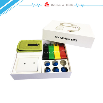 Ασύρματη ECG συσκευή IPad με την μπανάνα 4,0 εξαρτημάτων Ecg CE καλωδίων 10 μολύβδου