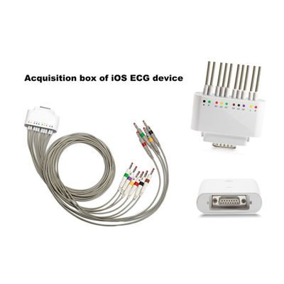 Έξυπνο Simultenaous 12 iOS Bluetooth ECG ενισχυτών μολύβδου στηργμένος μηχανή